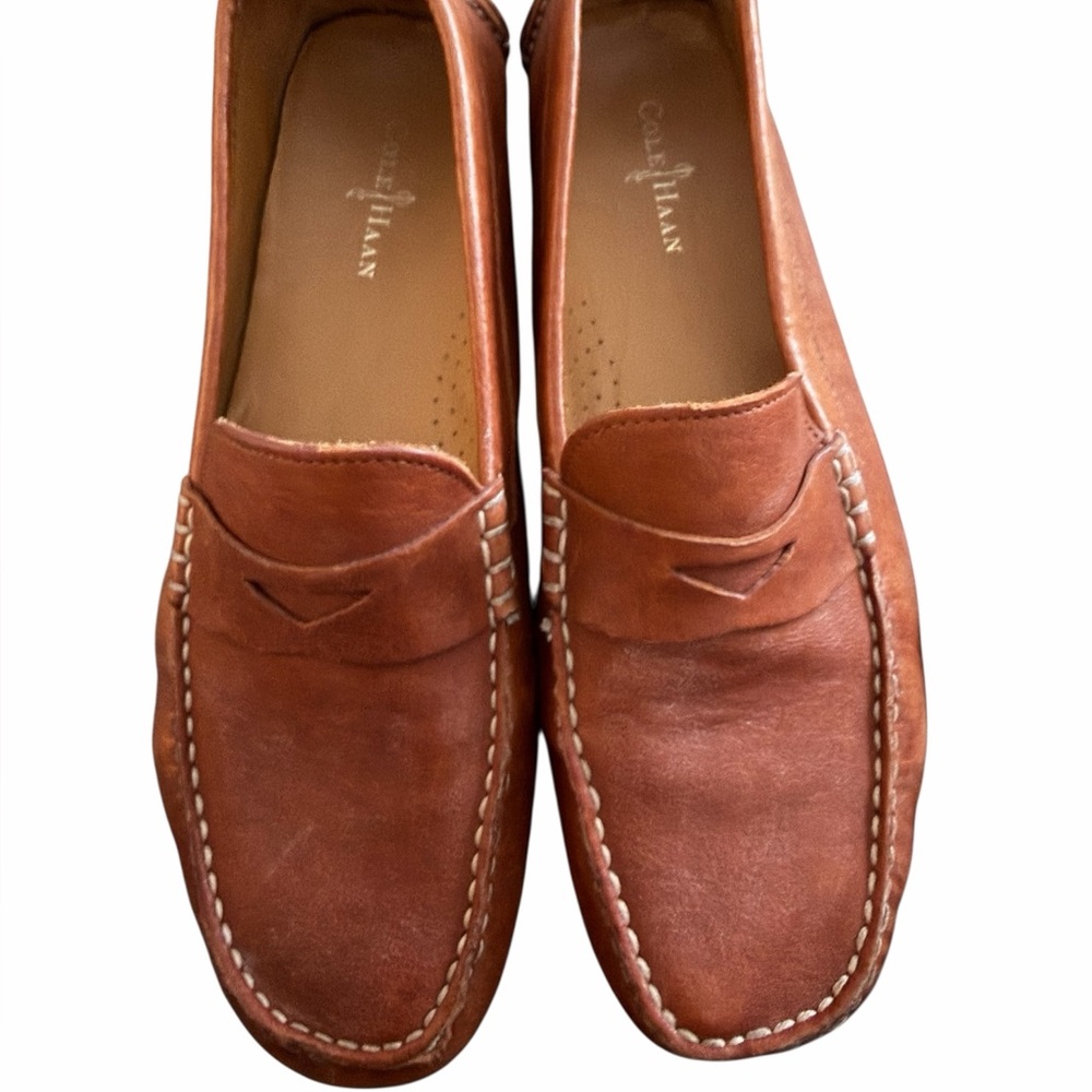Cole Haan Leather‎ Penny Loafers Brown Slip On Mens Size 9B